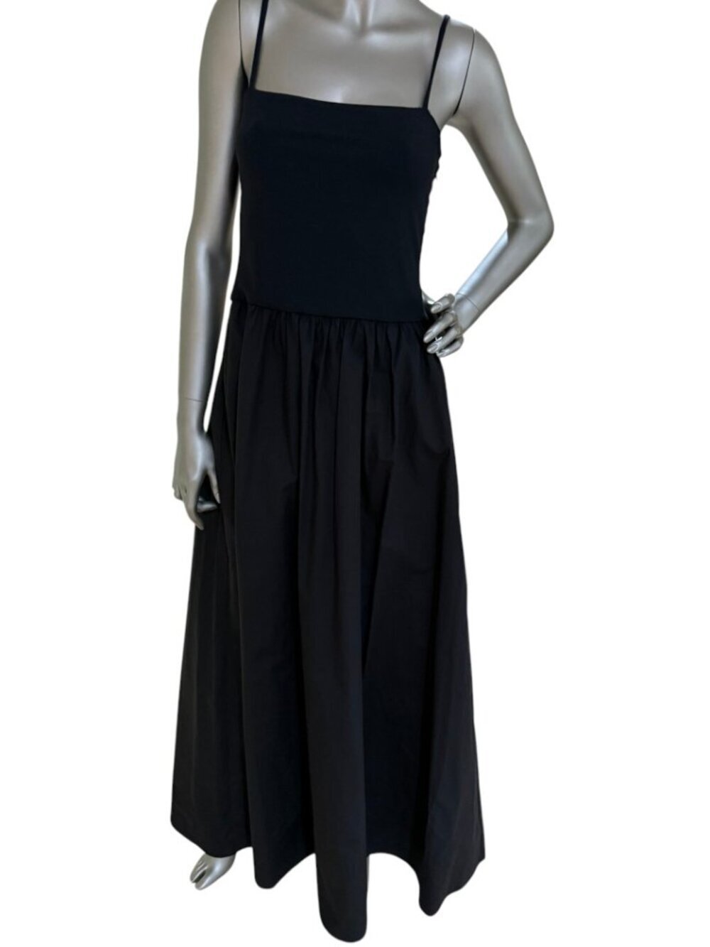 REVOLVE x Susana Monaco Black Tank Maxi Dress Sleeveless Bodycon Vacation Style - Picture 5 of 8